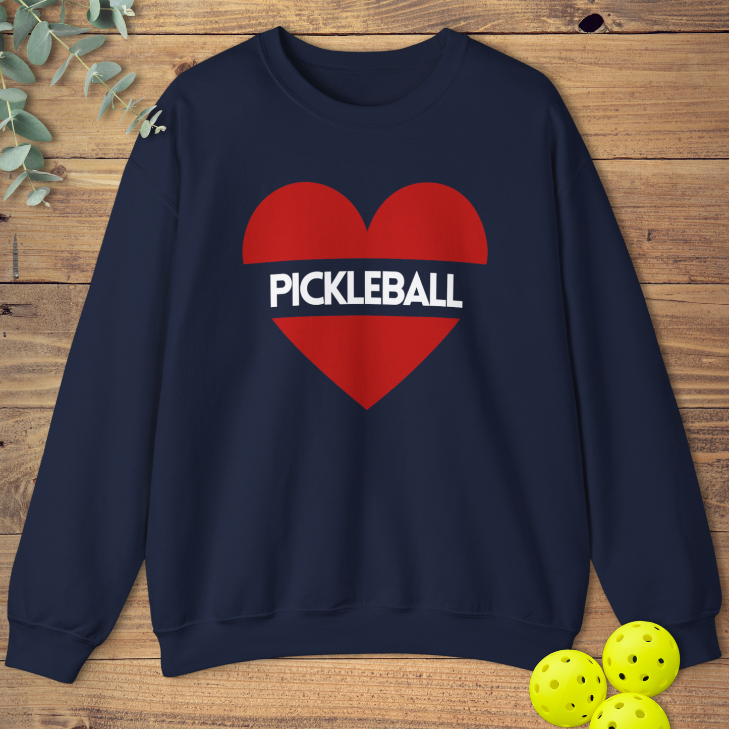 Red Pickleball Love Sweatshirt