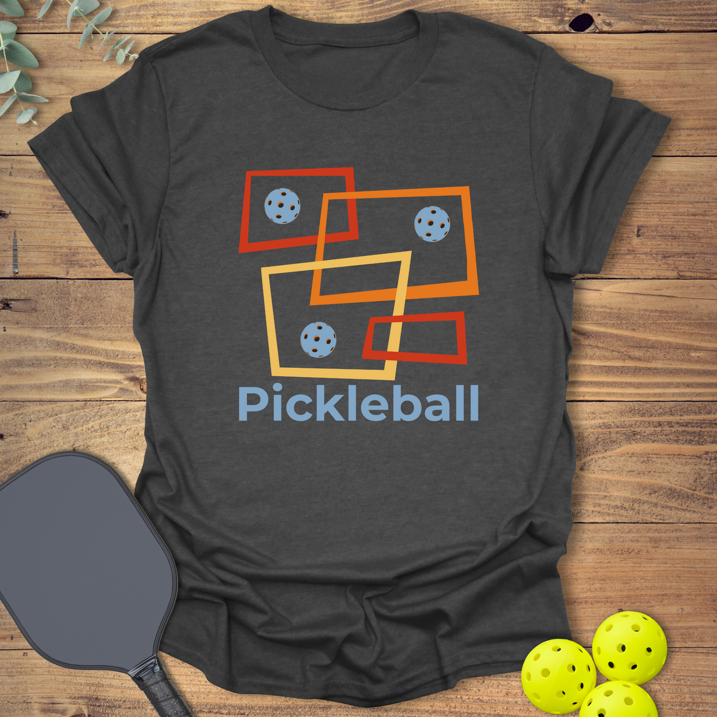 Retro Boxes Pickleball T-Shirt