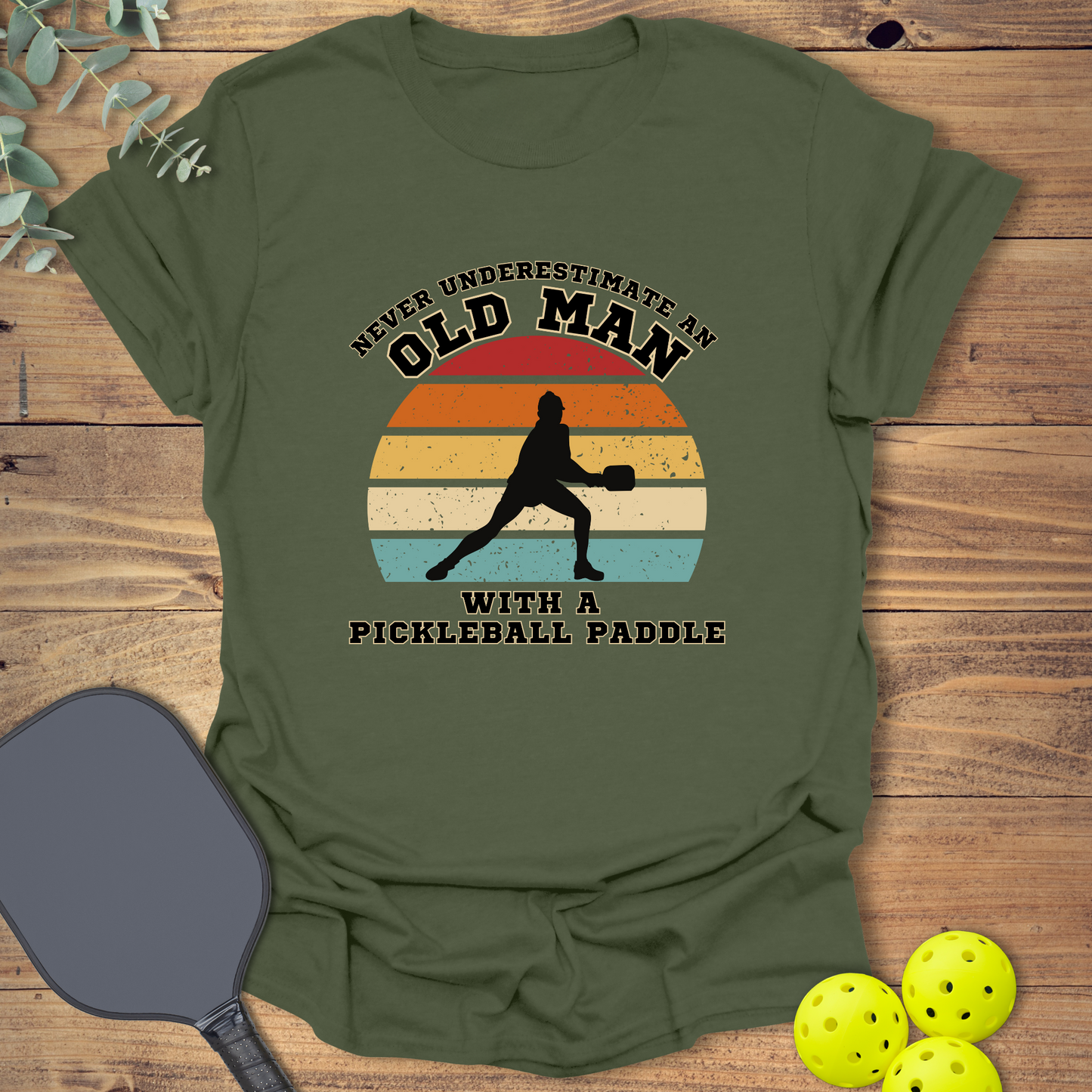 Old Man Pickleball T-Shirt
