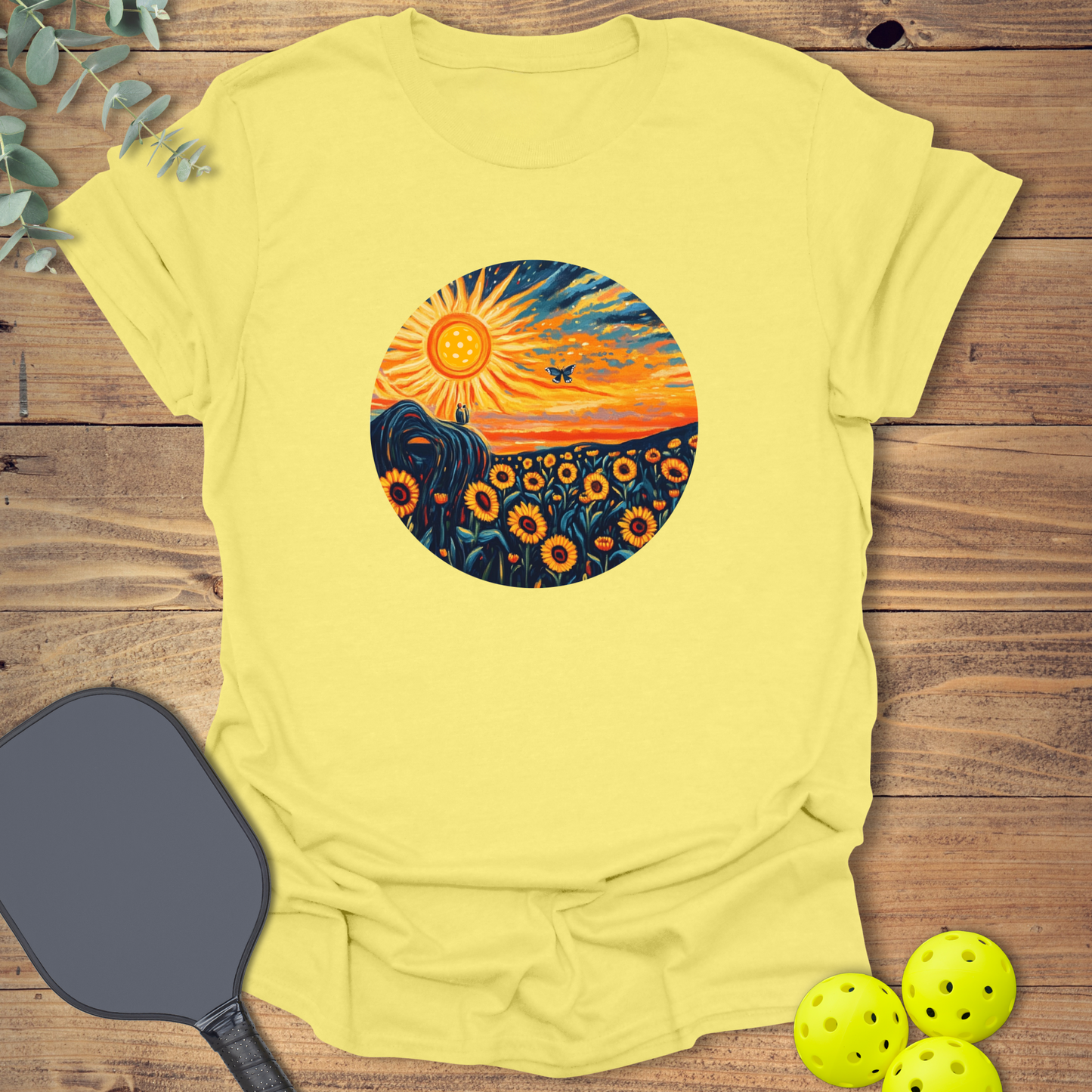 Serve Up Sunshine Pickleball T-Shirt