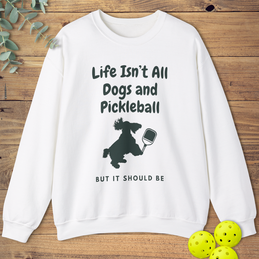 Dogs and Pickleball: Cocker Spaniel Sweatshirt