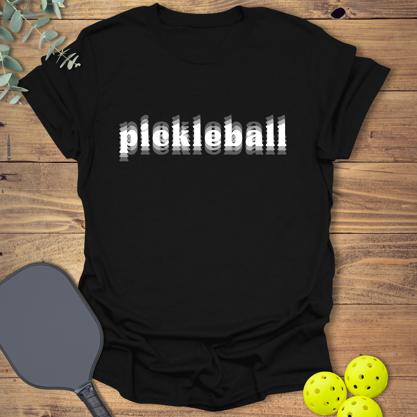 Blurry Pickleball T-Shirt