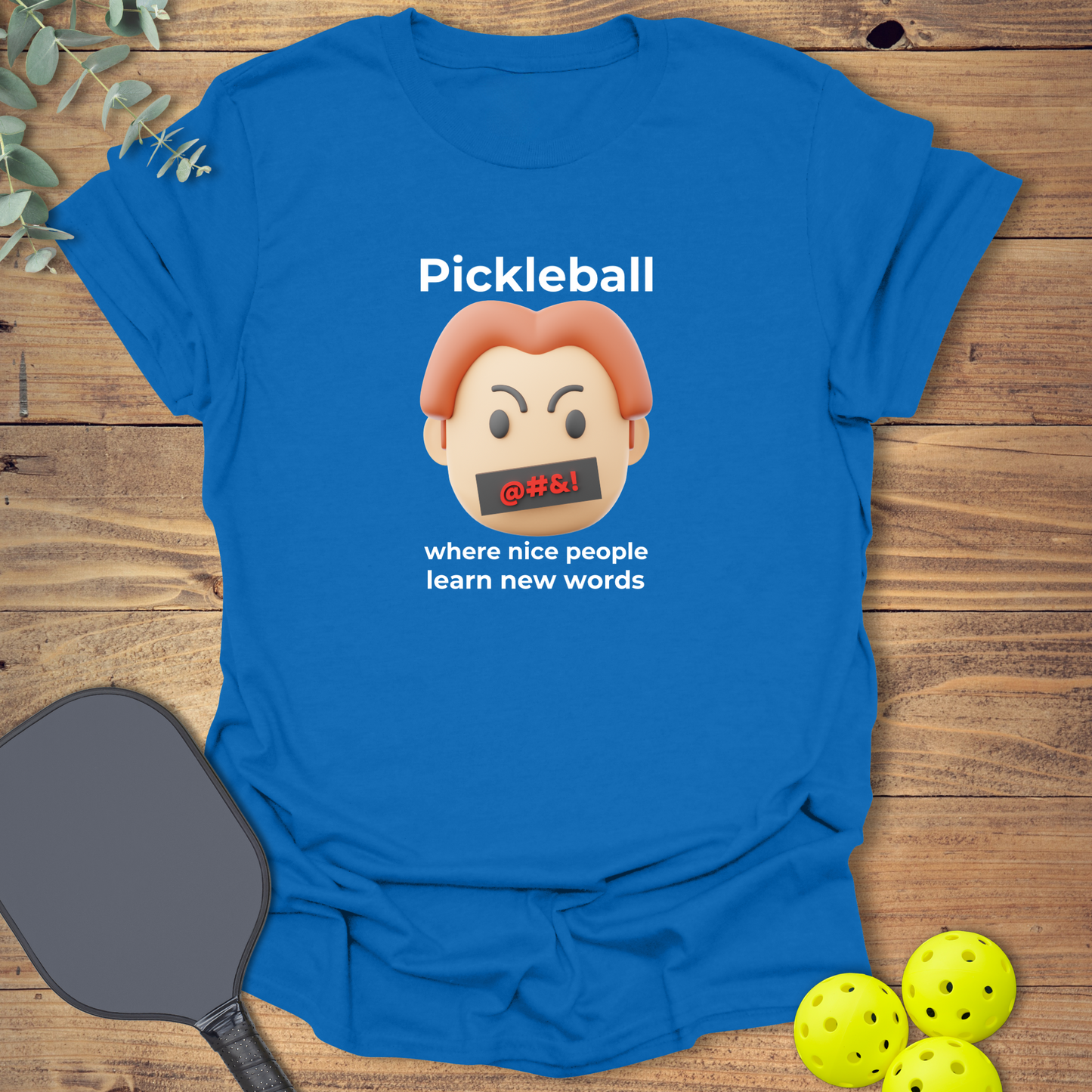 Learn New Words Pickleball T-Shirt