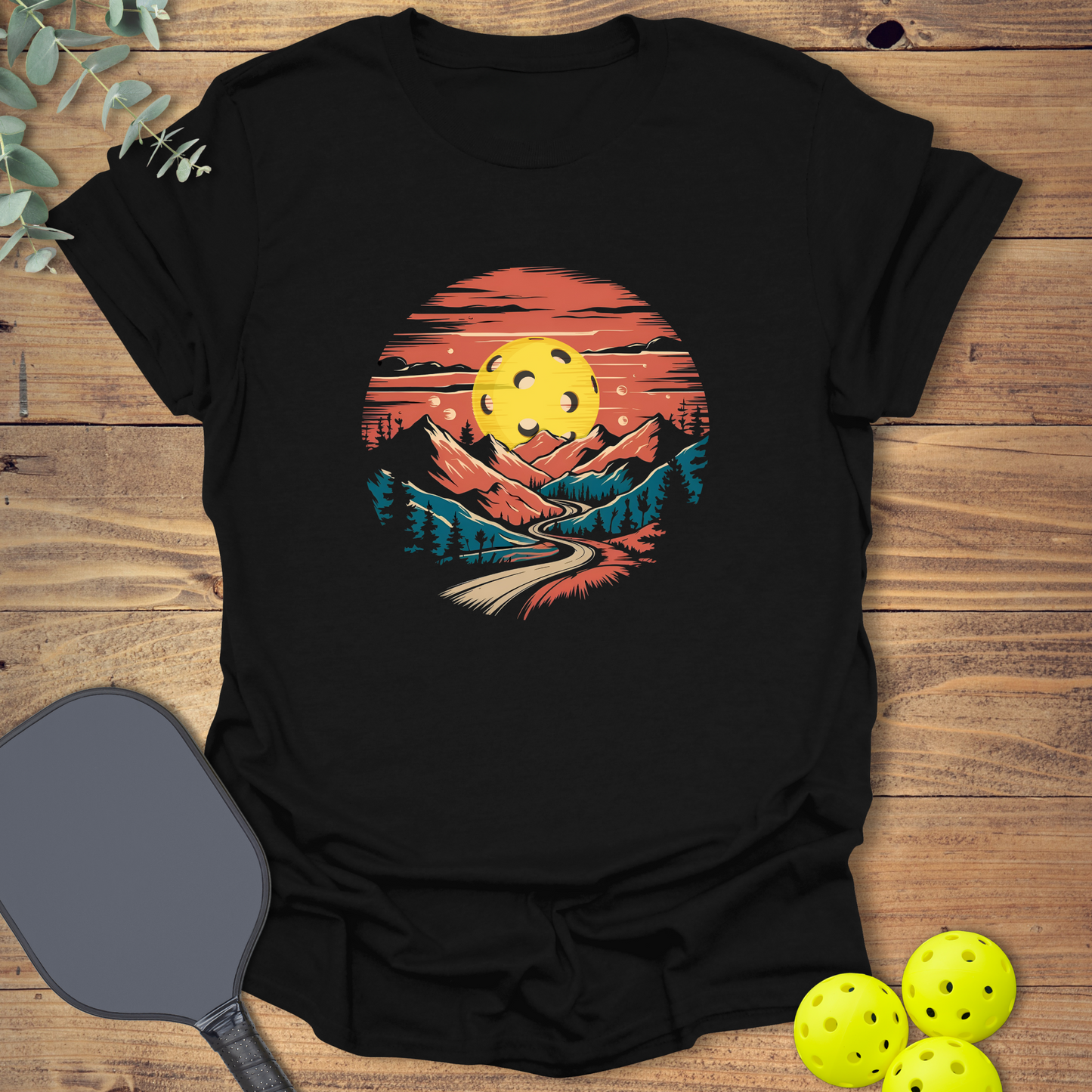 Mountains Pickleball T-Shirt