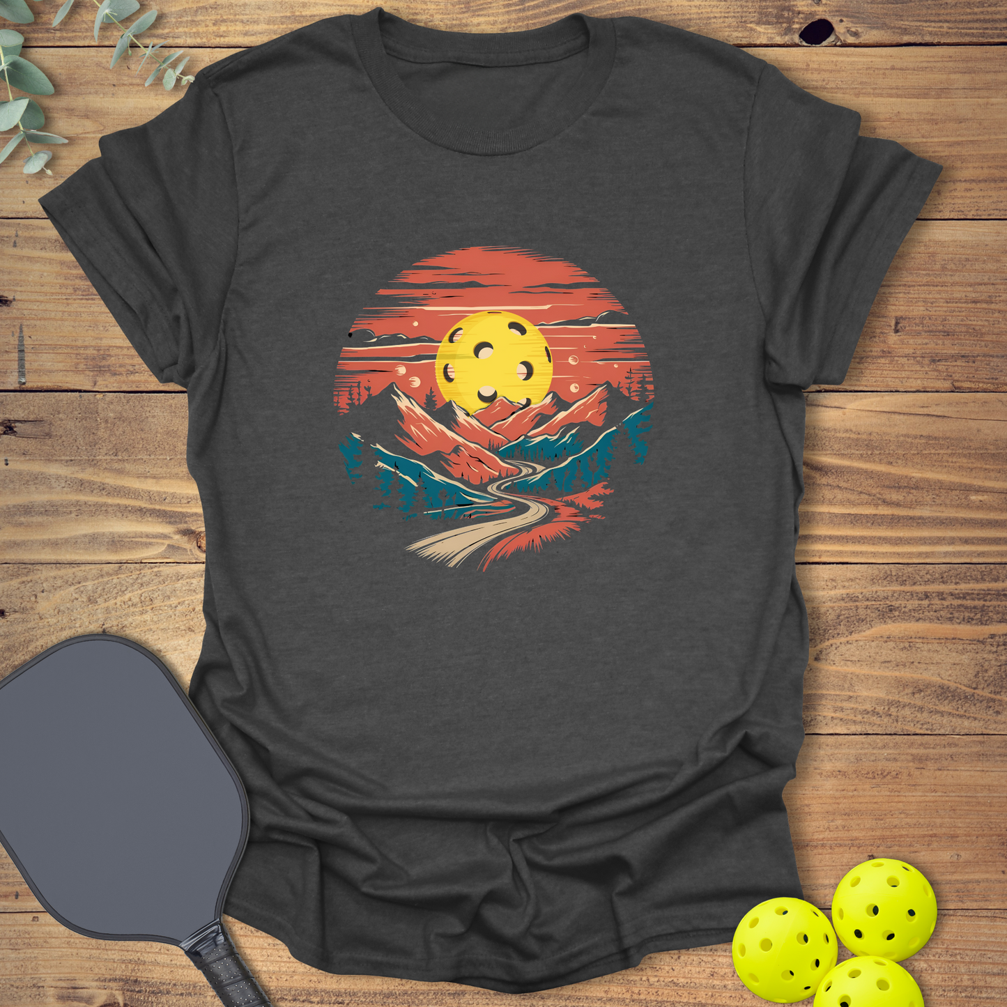 Mountains Pickleball T-Shirt