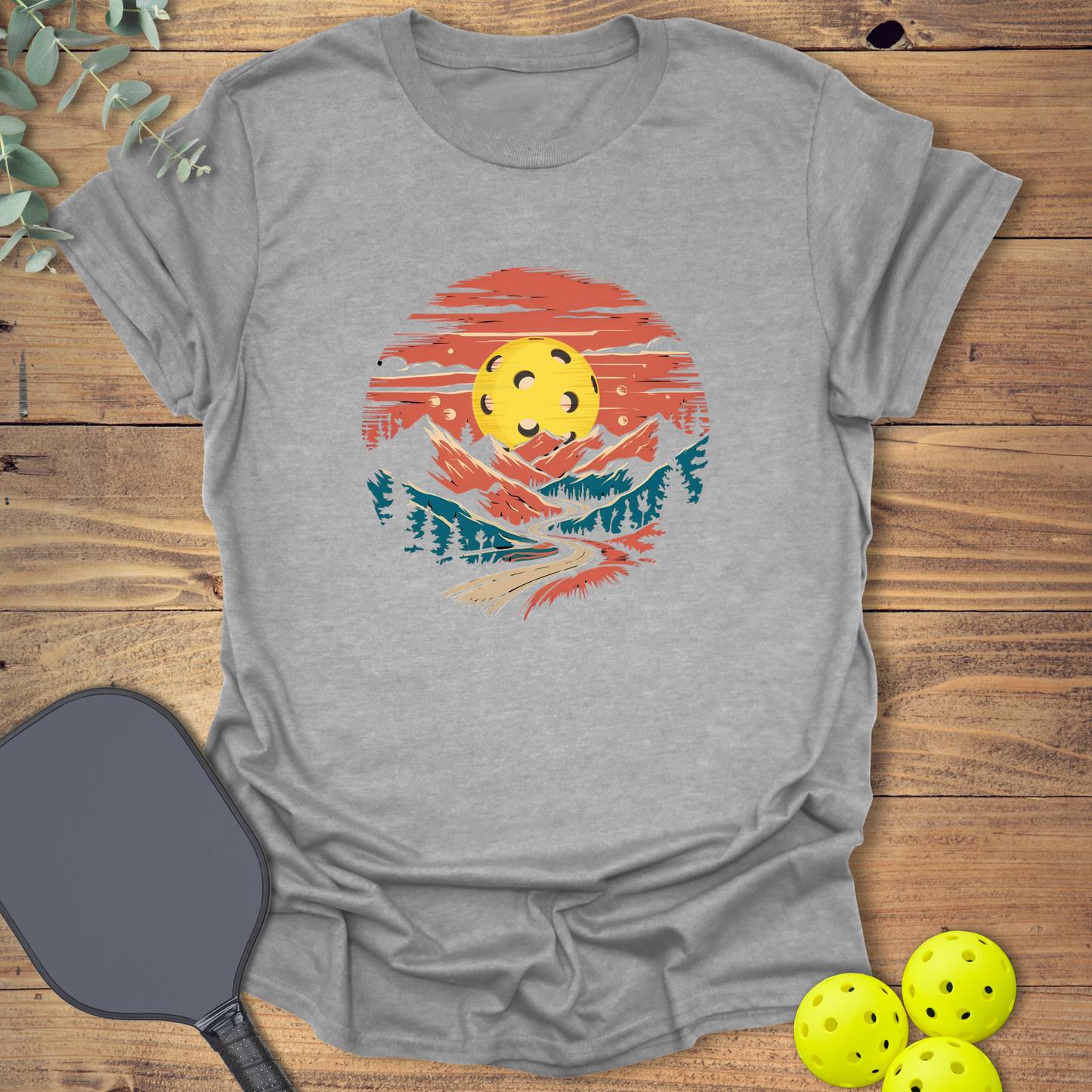 Mountains Pickleball T-Shirt