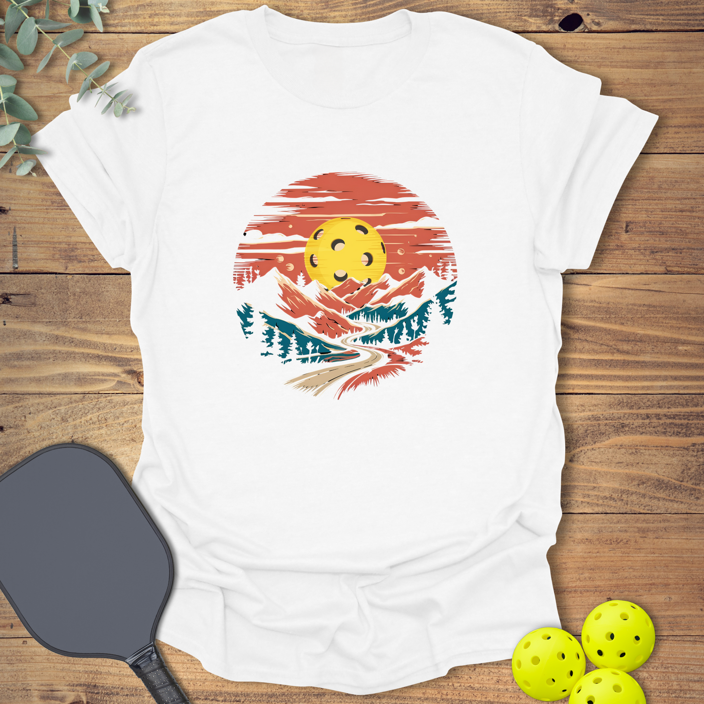 Mountains Pickleball T-Shirt