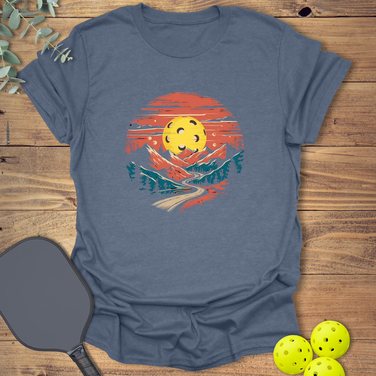 Mountains Pickleball T-Shirt