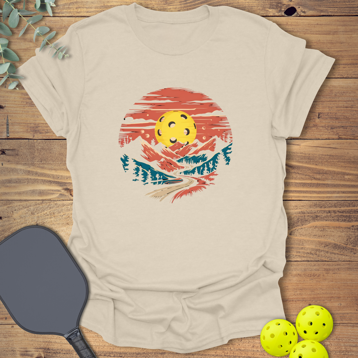 Mountains Pickleball T-Shirt