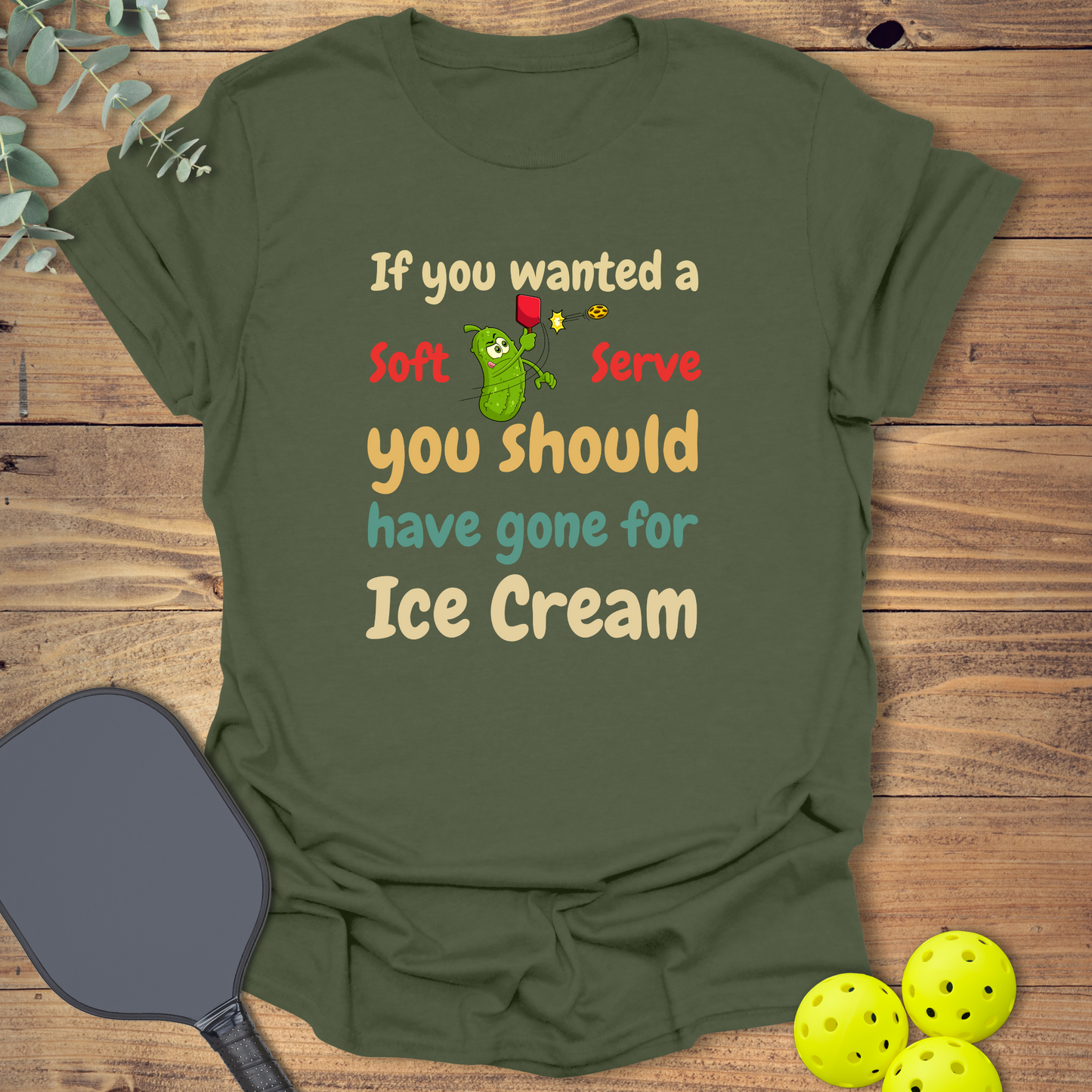 Soft Serve Pickleball T-Shirt