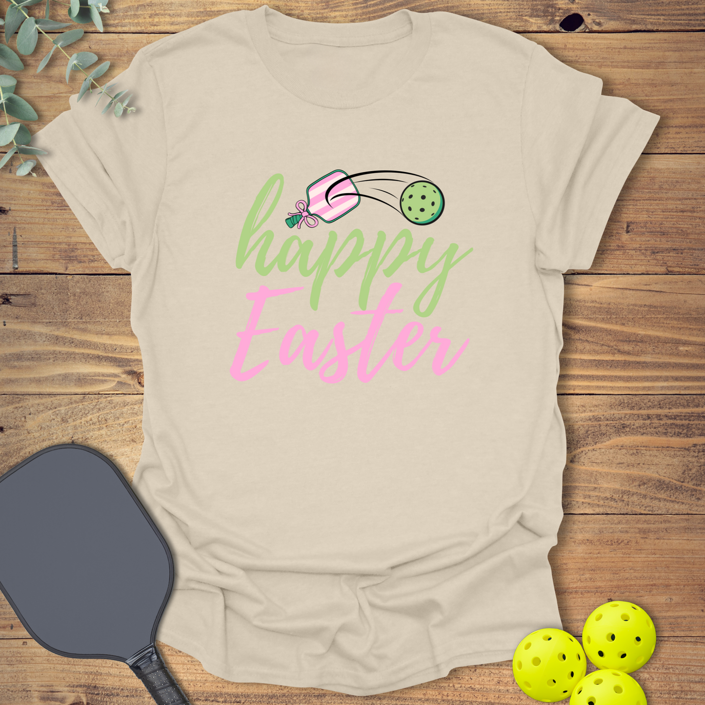 Happy Easter Pickleball T-Shirt