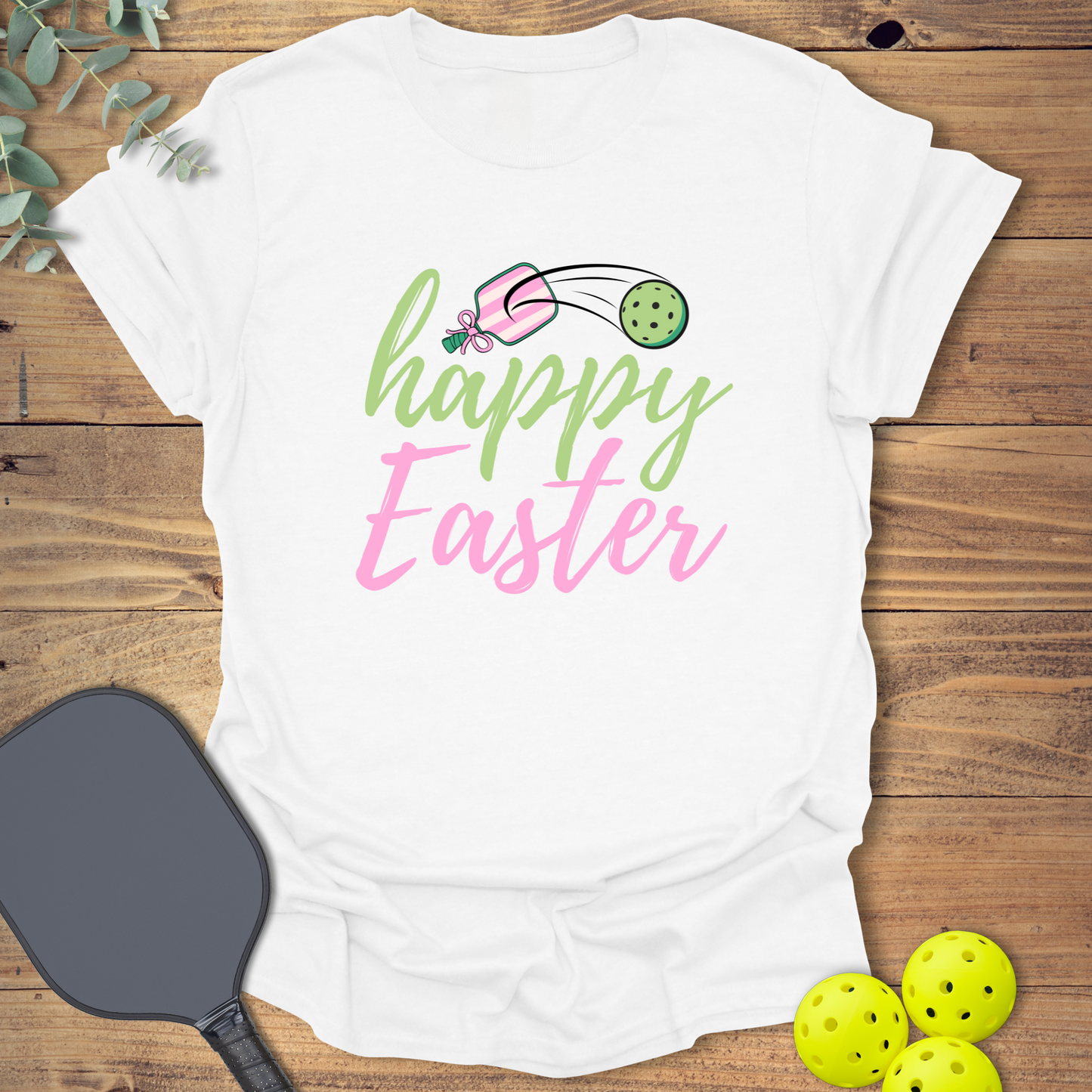 Happy Easter Pickleball T-Shirt