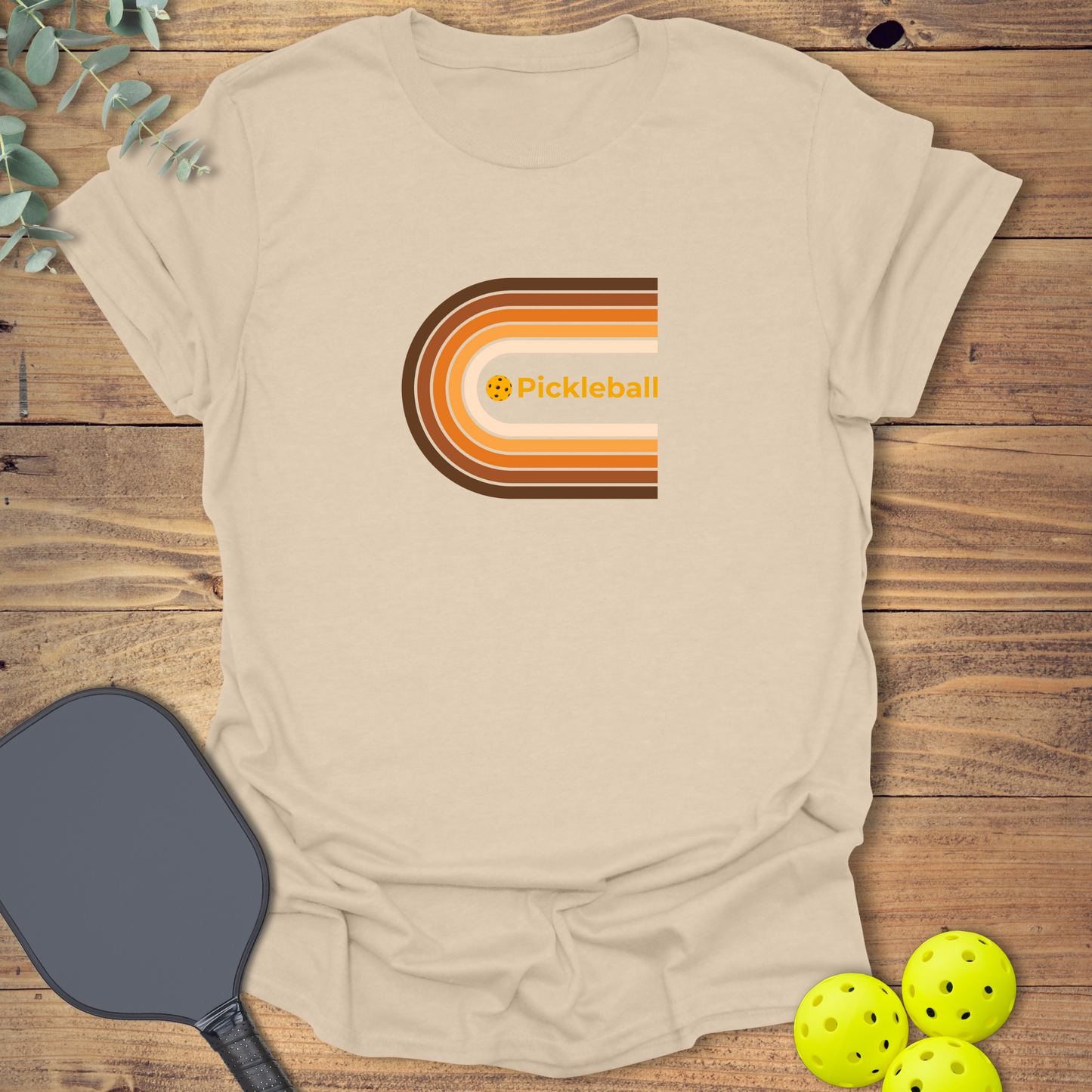 Retro Wrap Pickleball T-Shirt