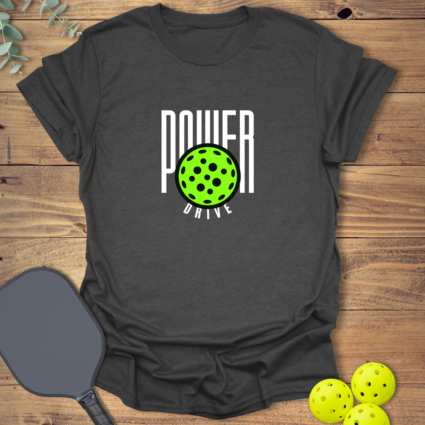 Power Drive Neon Pickleball T-Shirt