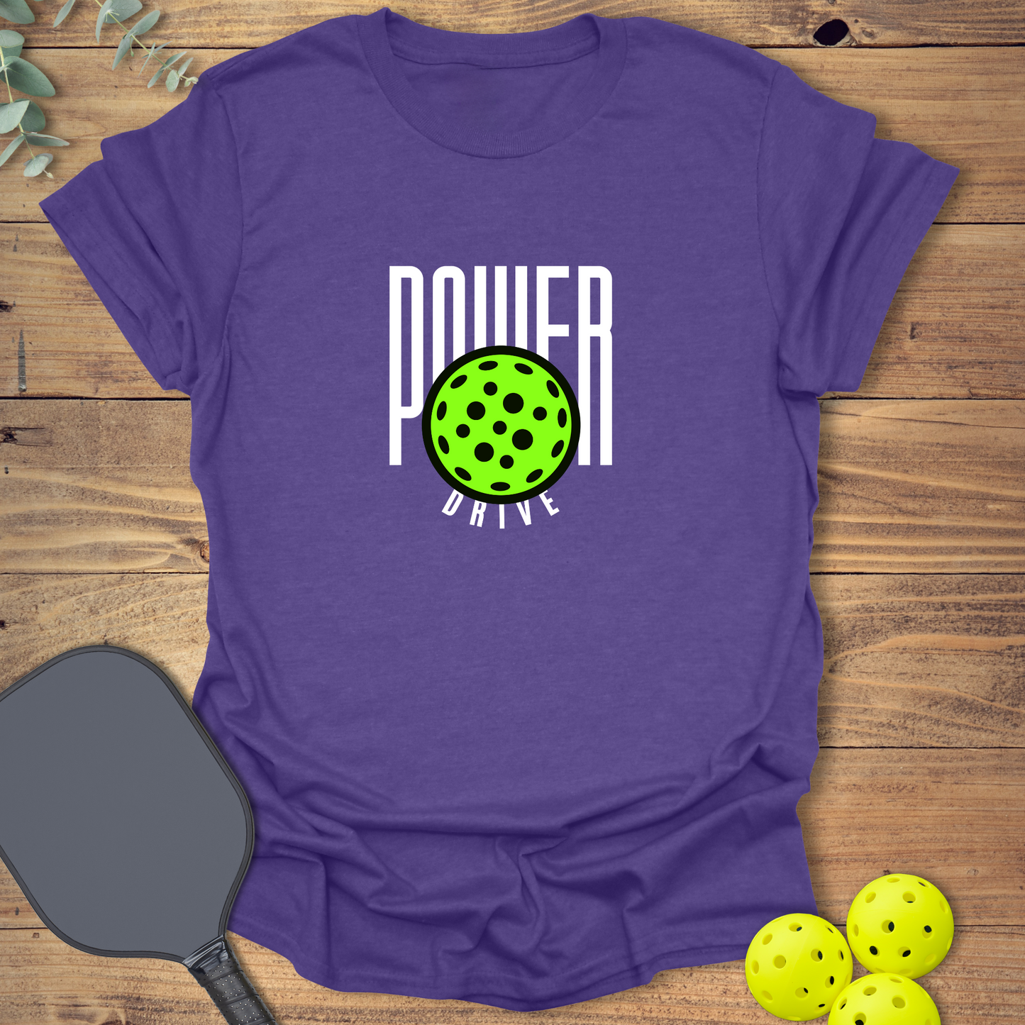 Power Drive Neon Pickleball T-Shirt