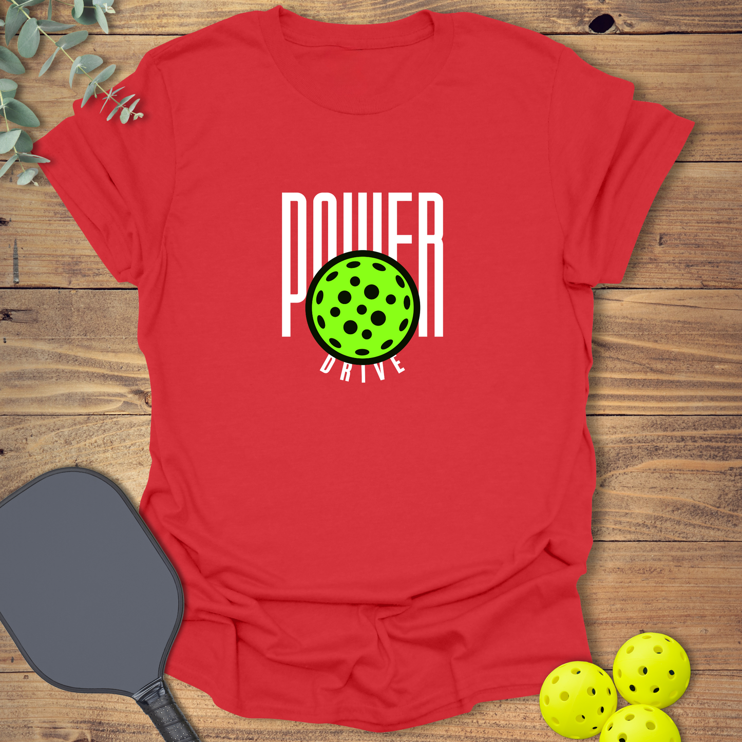 Power Drive Neon Pickleball T-Shirt