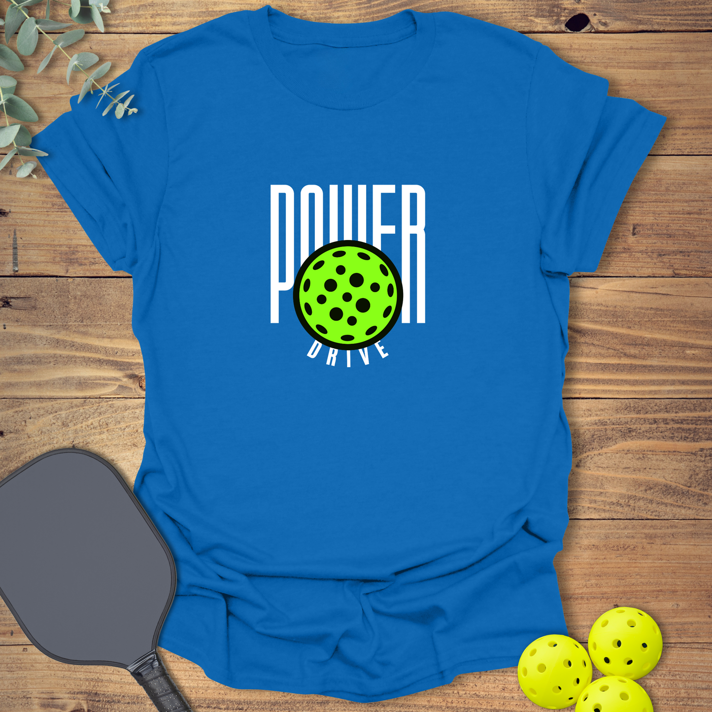 Power Drive Neon Pickleball T-Shirt