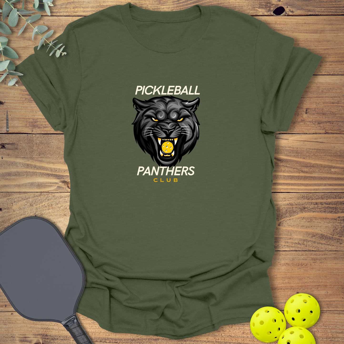 Panthers Club Pickleball T-Shirt