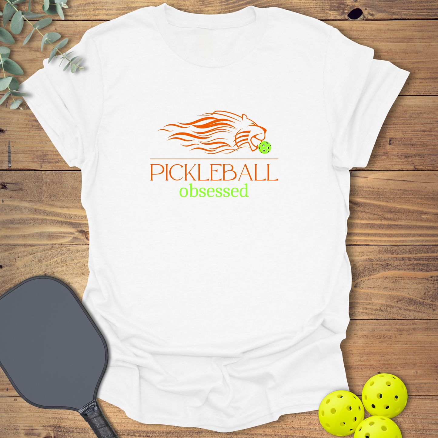 Obsessed Lion Pickleball T-Shirt