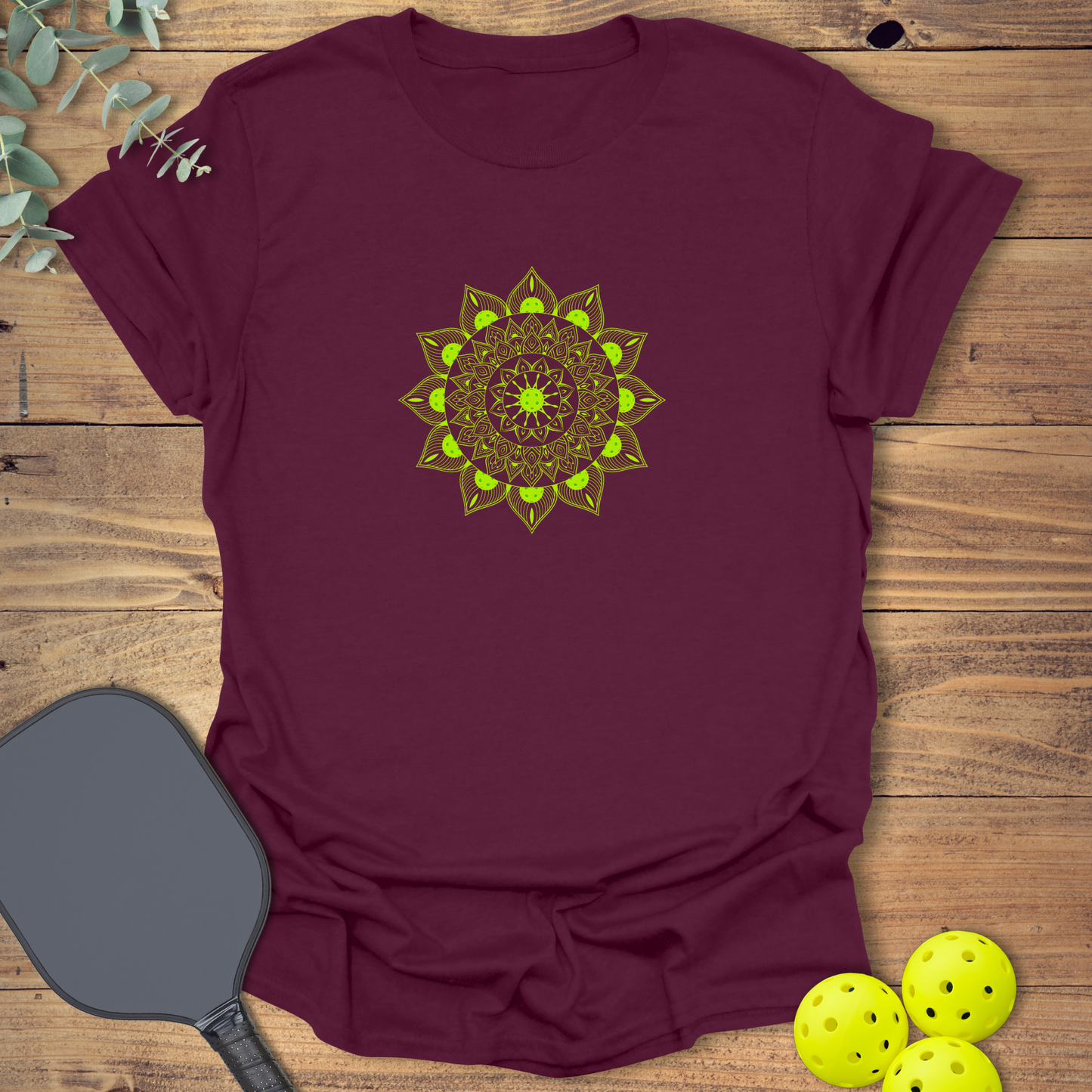 Mandala Pickleball T-Shirt