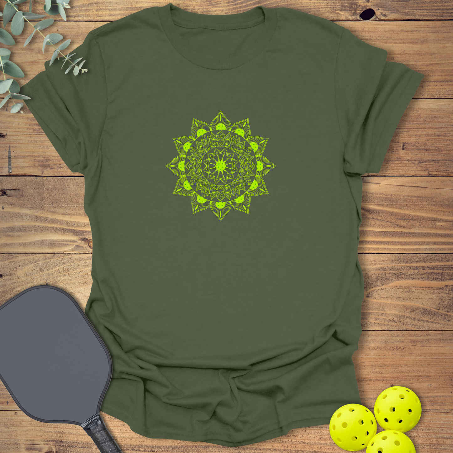 Mandala Pickleball T-Shirt