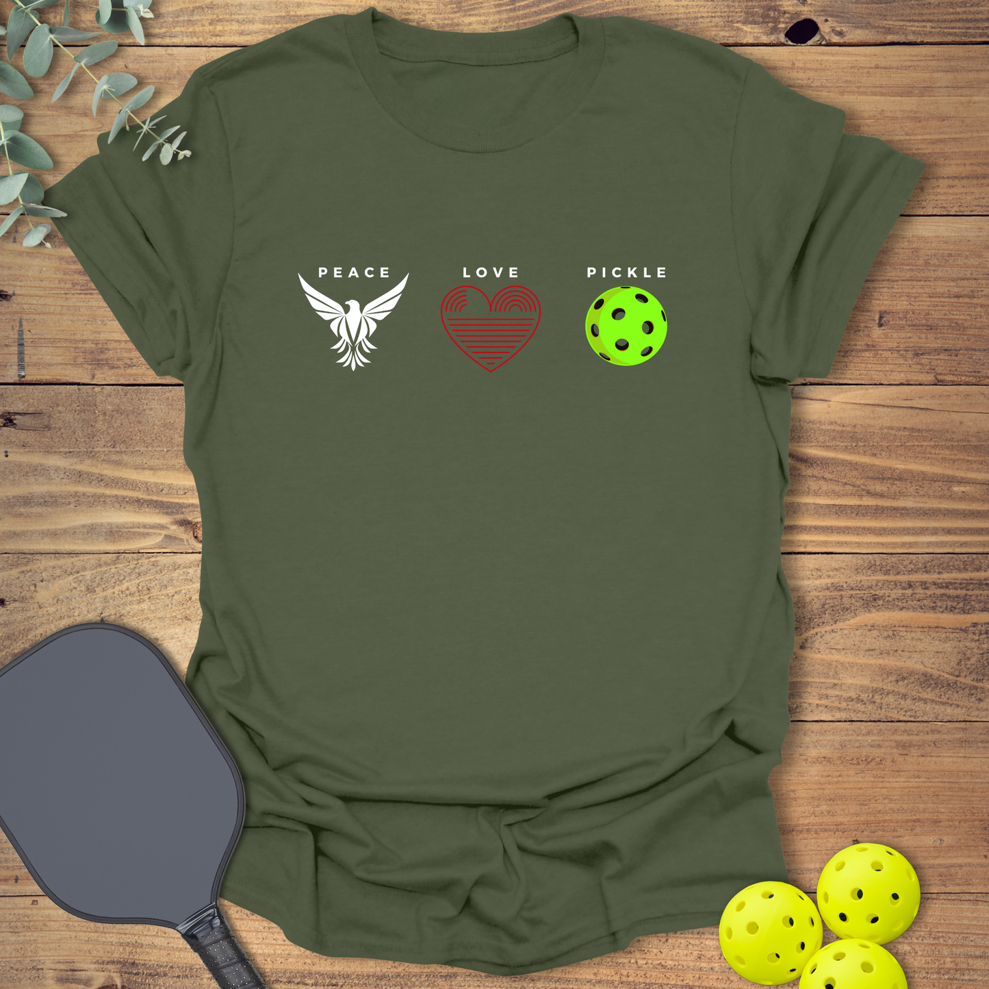 Peace Love Pickle T-Shirt