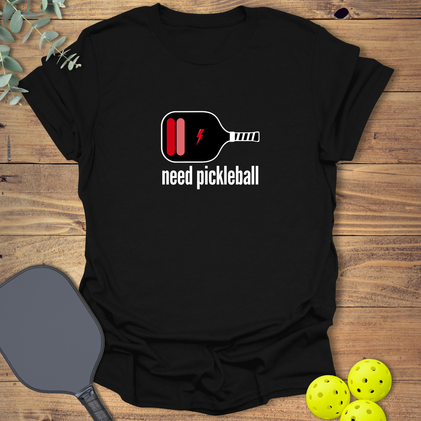 Need Recharge Pickleball T-Shirt