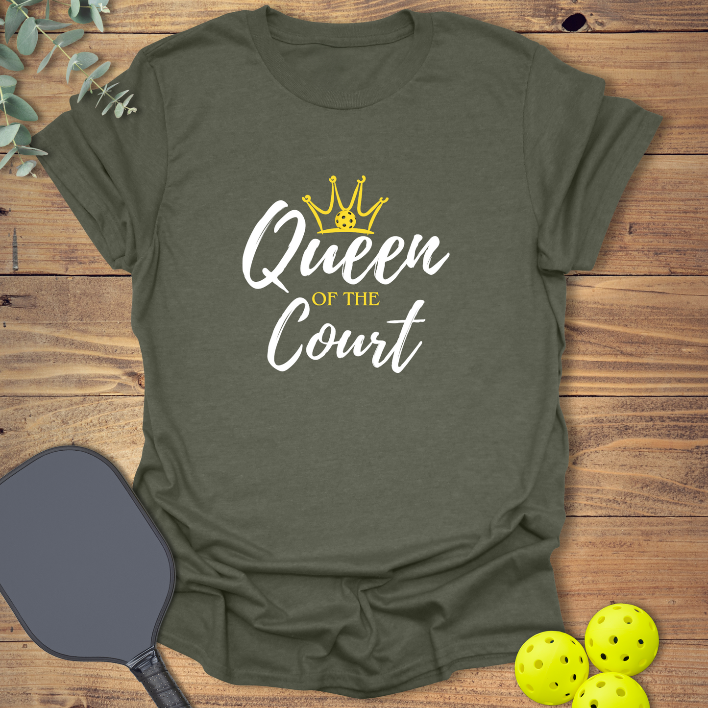 Queen of the Court Pickleball T-Shirt