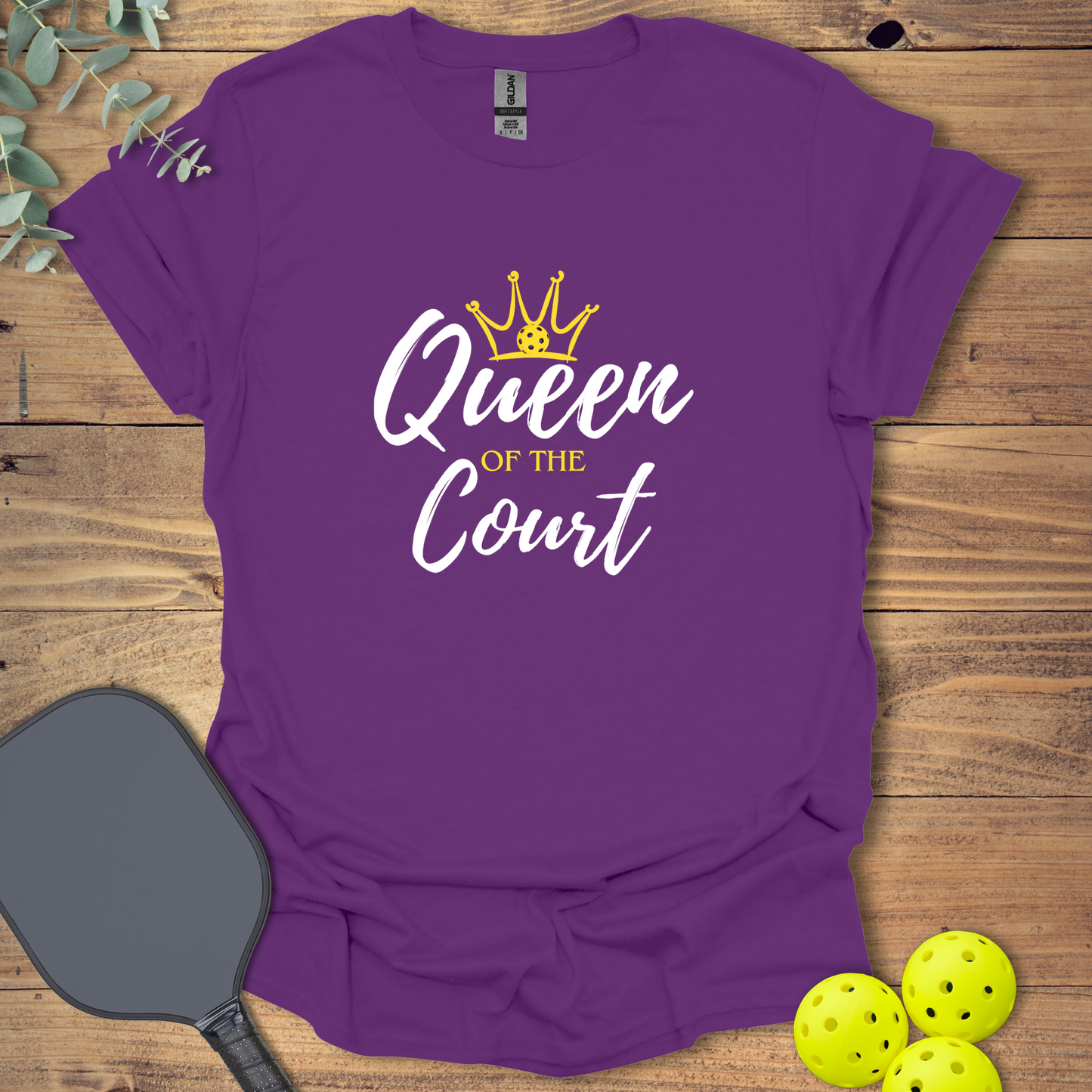 Queen of the Court Pickleball T-Shirt