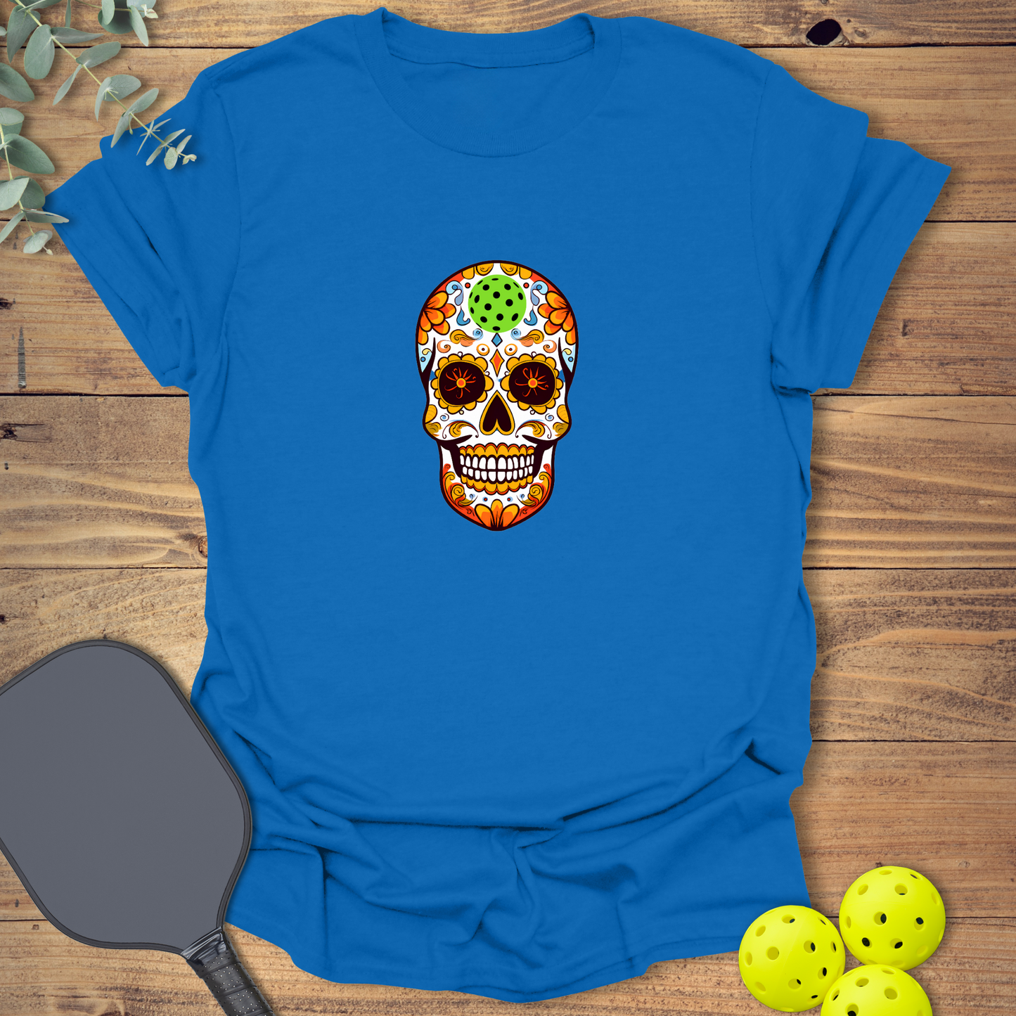 Day of the Dead Pickleball T-Shirt