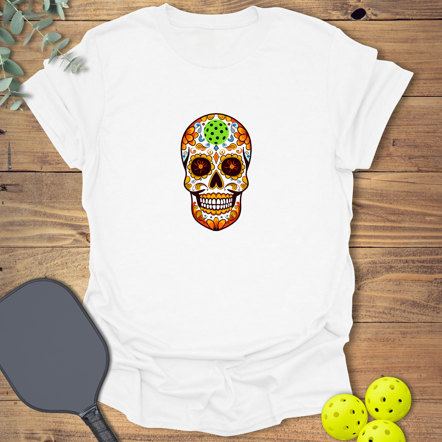 Day of the Dead Pickleball T-Shirt