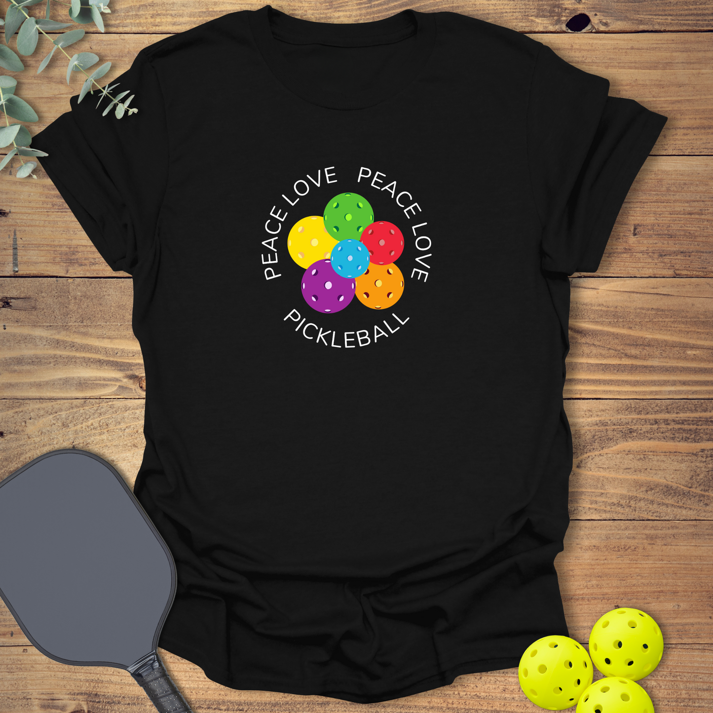 Peace Love Pickleball T-Shirt