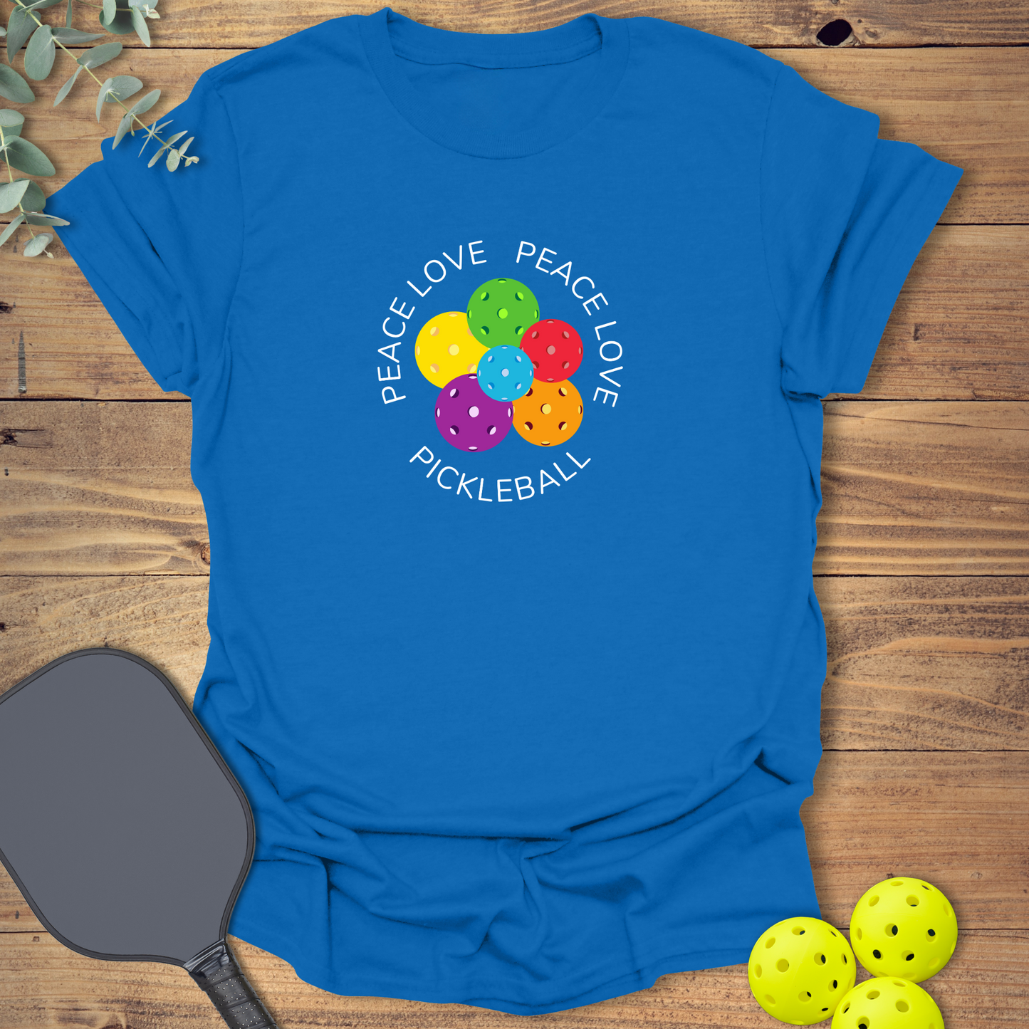 Peace Love Pickleball T-Shirt