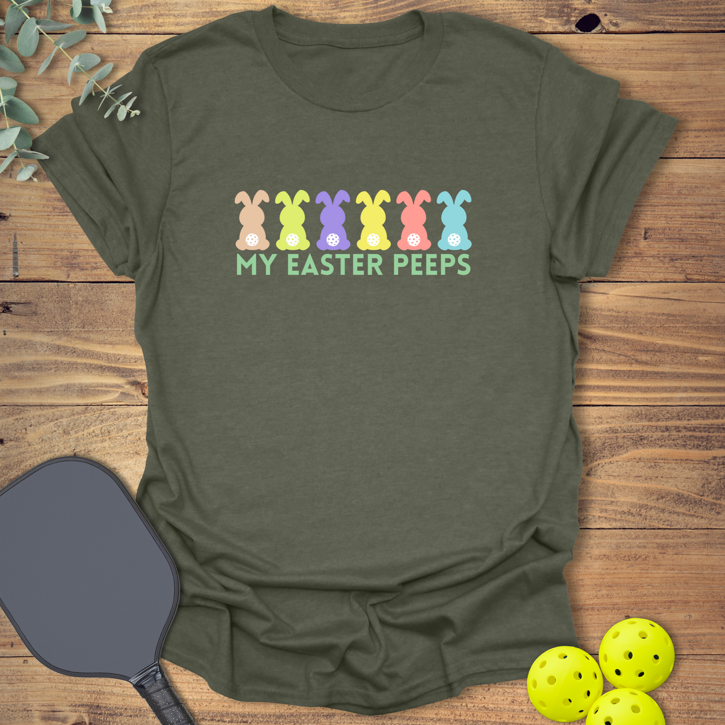 Pickleball Easter Peeps T-Shirt