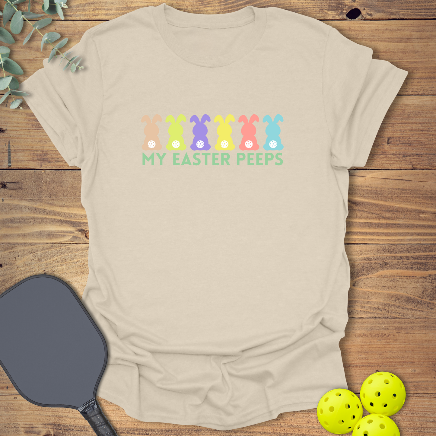Pickleball Easter Peeps T-Shirt