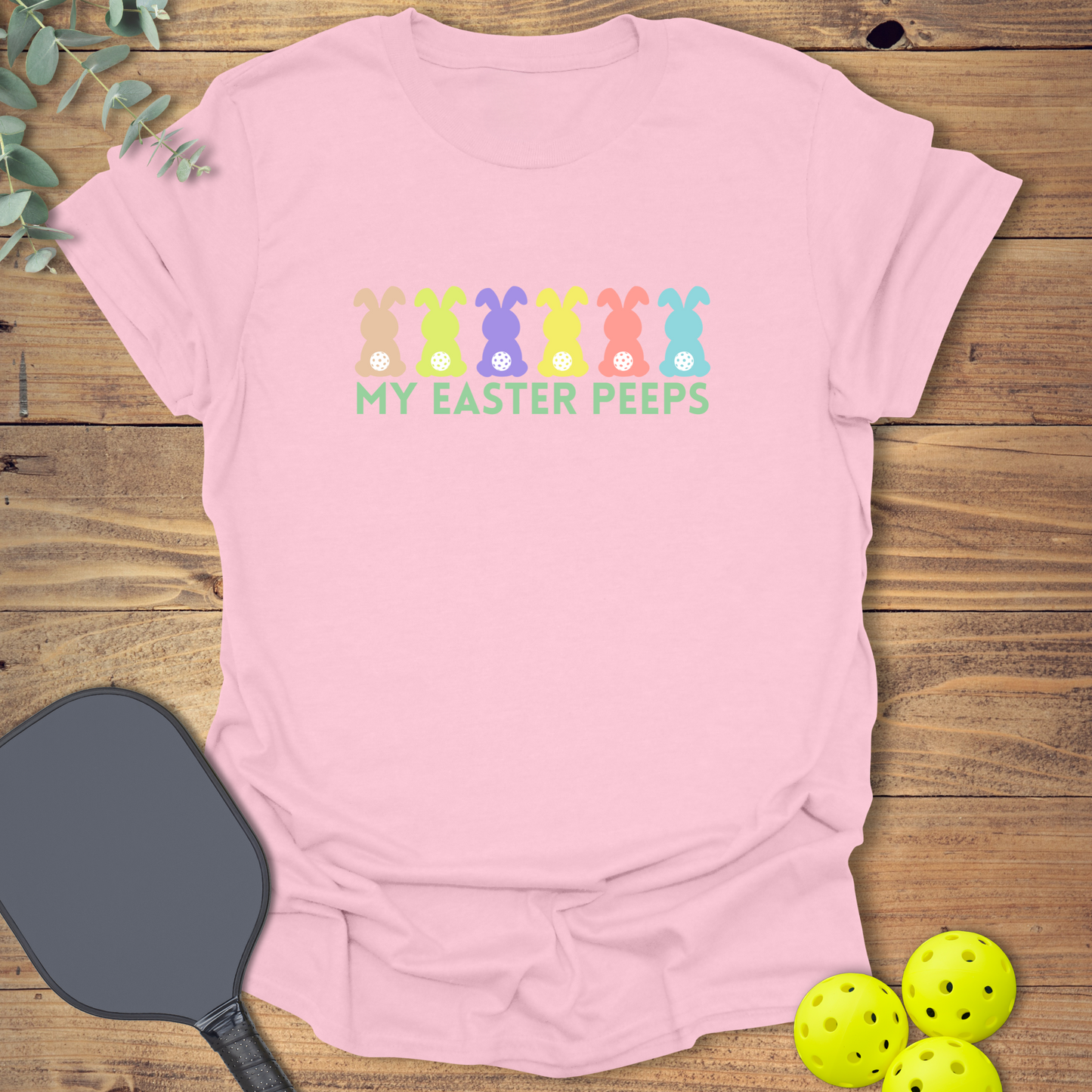 Pickleball Easter Peeps T-Shirt
