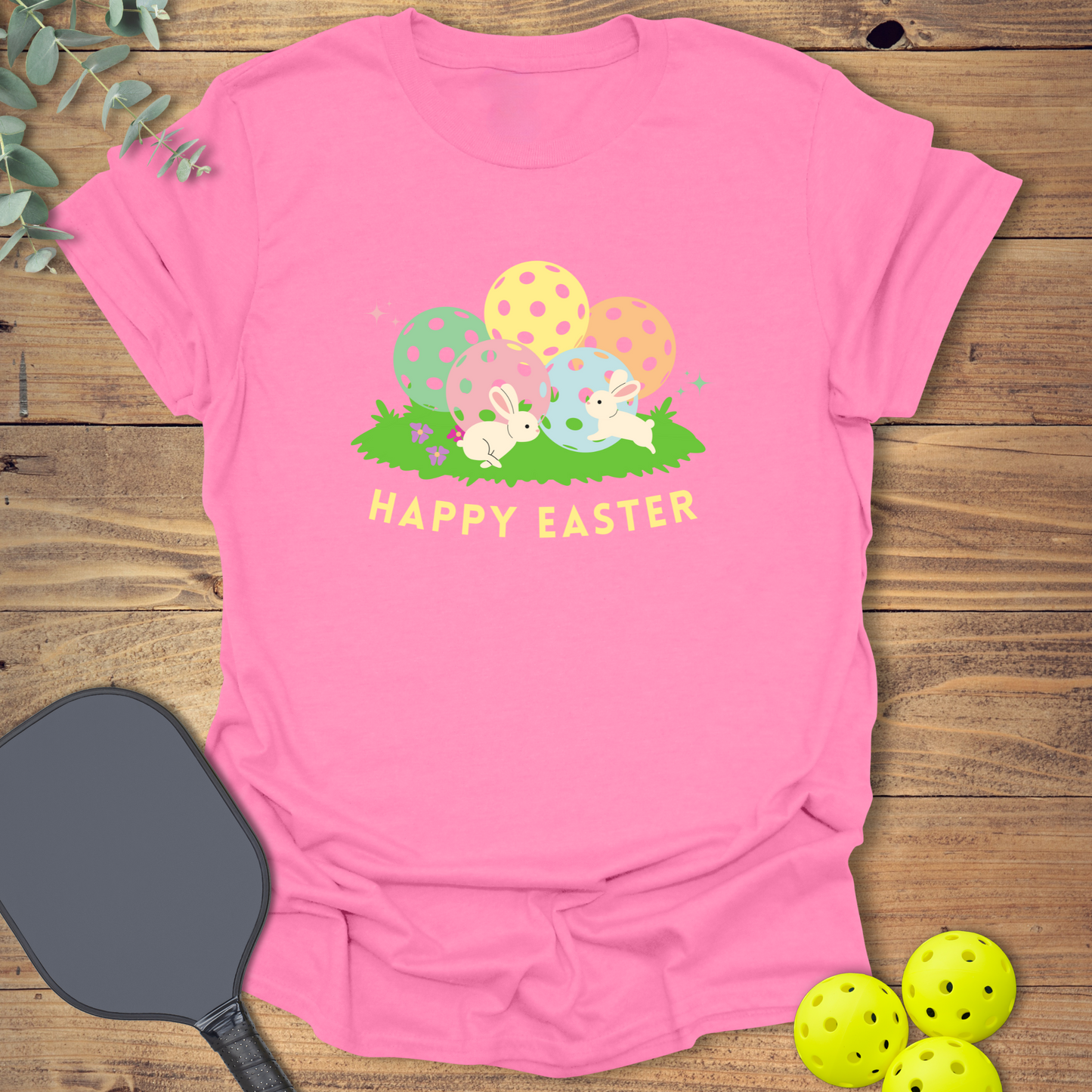 Easter Bunnies Pickleball T-Shirt