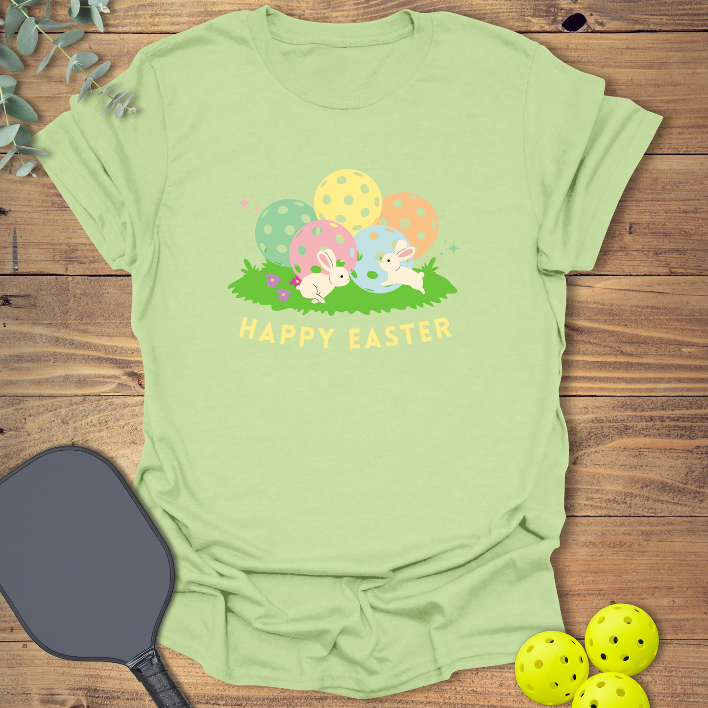 Easter Bunnies Pickleball T-Shirt