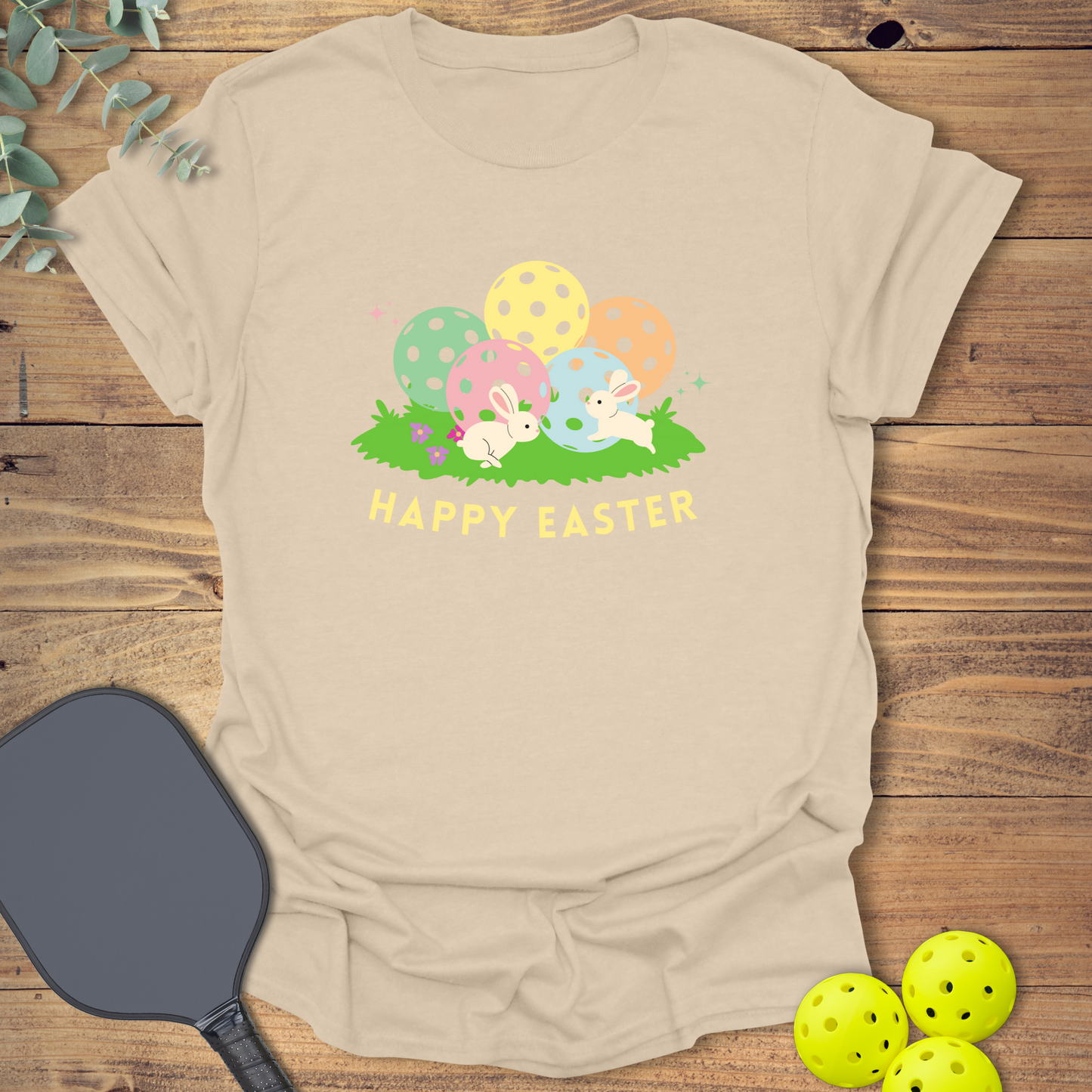 Easter Bunnies Pickleball T-Shirt
