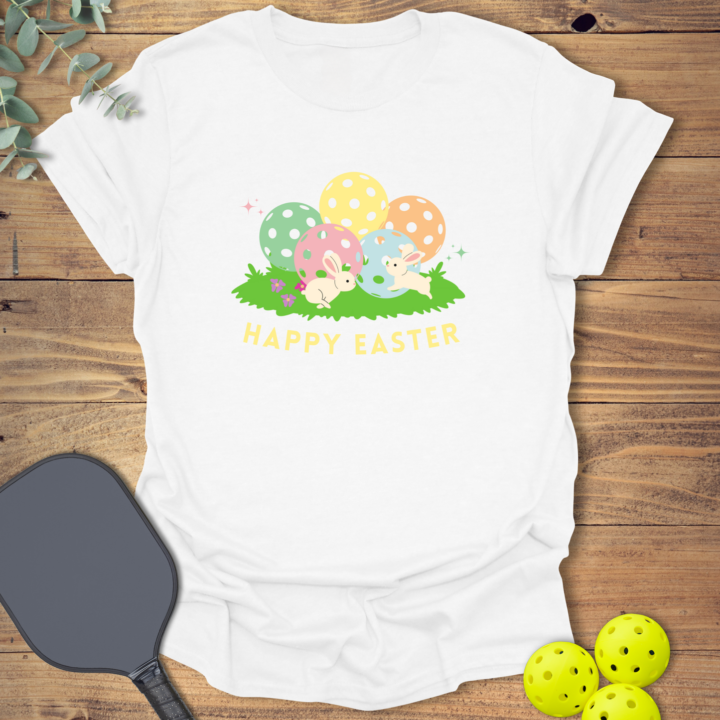 Easter Bunnies Pickleball T-Shirt
