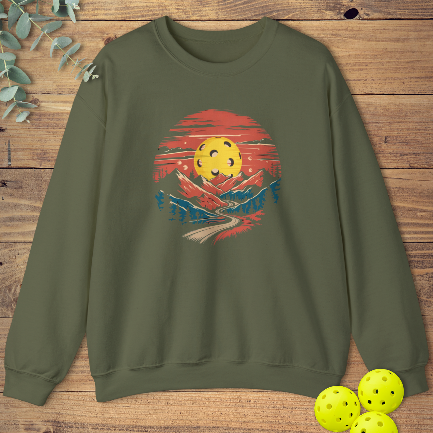 Mountains Pickleball Sweatshirt
