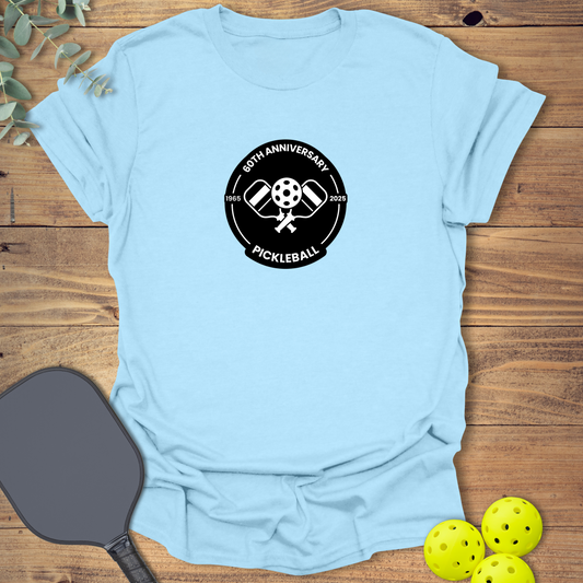 2025 pickleball t-shirt in light blue