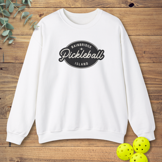 pickleball sweatshirt in white