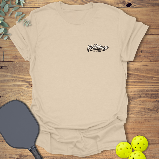 Classic Pickleball Pocket Tee in sand