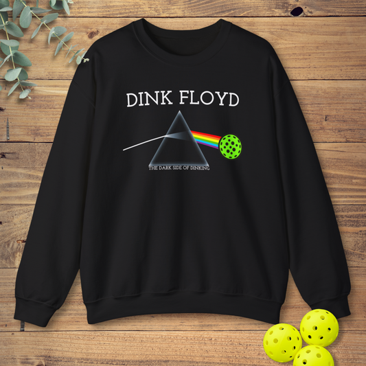 pickleball sweatshirt with a pop culture reference in black