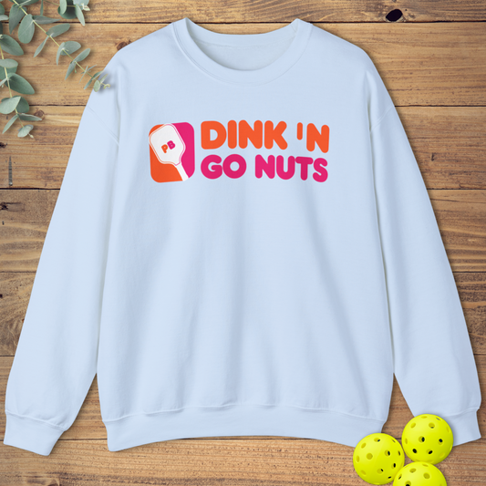 unique pickleball sweatshirt in light blue