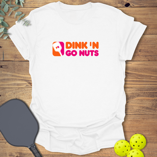 funny pickleball t-shirt in white