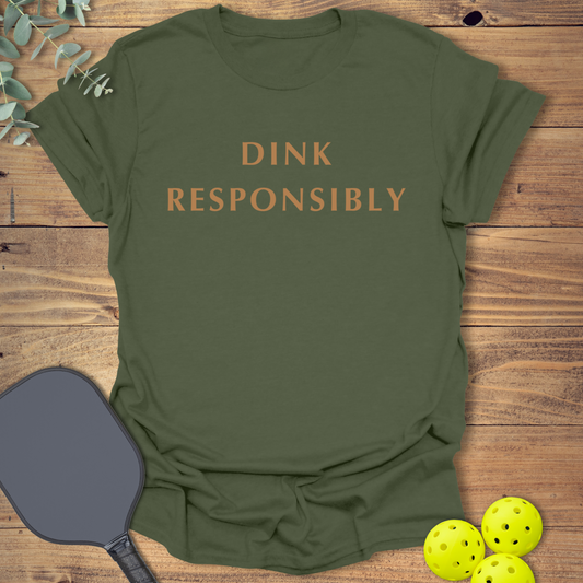 funny pickleball t-shirt in green