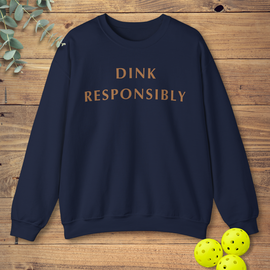 funny pickleball sweatshirt in navy blue