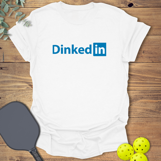 funny pickleball t-shirt in white
